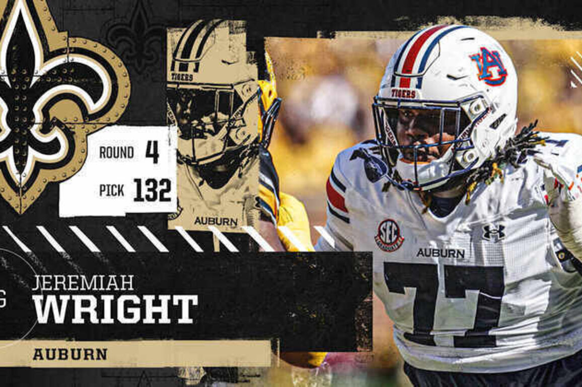 Saints draft Jeremiah Wright with No. 132 pick in 2026 NFL Draft