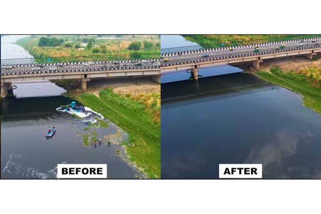 Jal Shakti Ministry initiative: AI-enabled tech helps clean floating garbage on Yamuna River