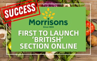 Morrisons first major retailer to launch 'Buy British' section online