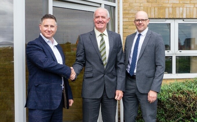 Pictured from left to right: Gavin Wood, managing director of Beckett Investment Management Group Mike Davies, managing director of Norfolk & Suffolk Financial Services
Chad Morris, director of Norfolk & Suffolk Financial Services