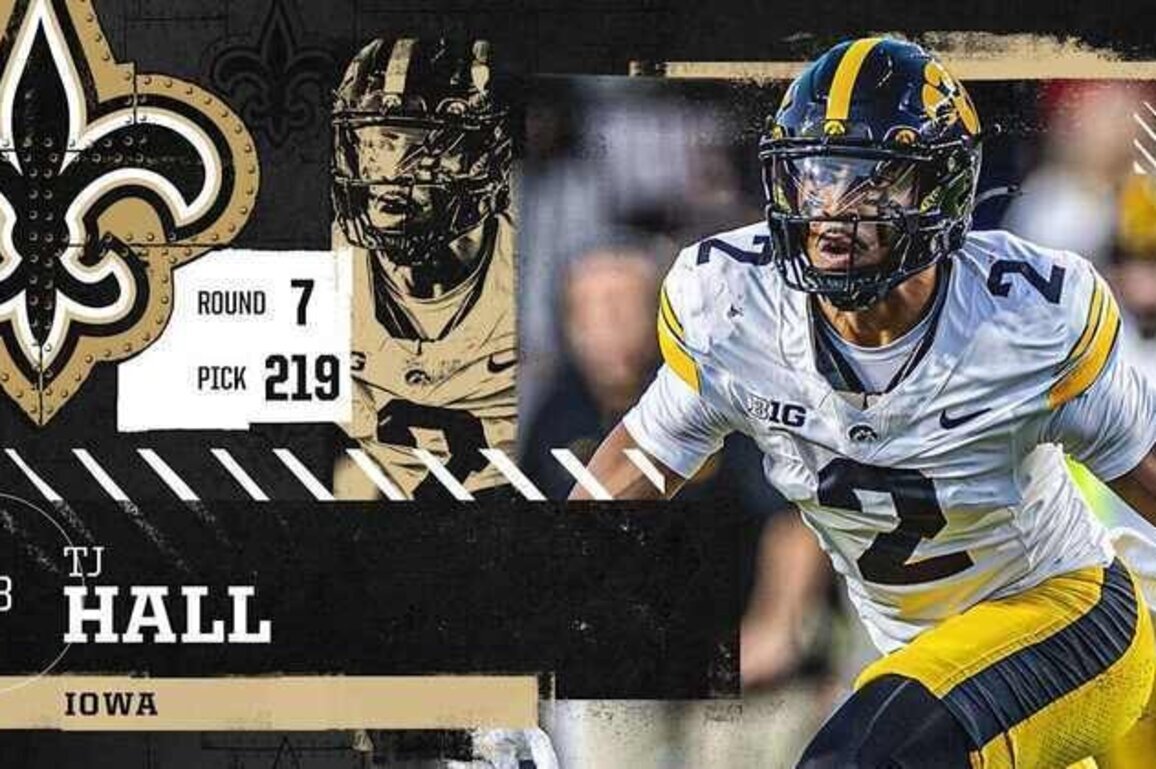 Saints draft TJ Hall with No. 219 pick in 2026 NFL Draft