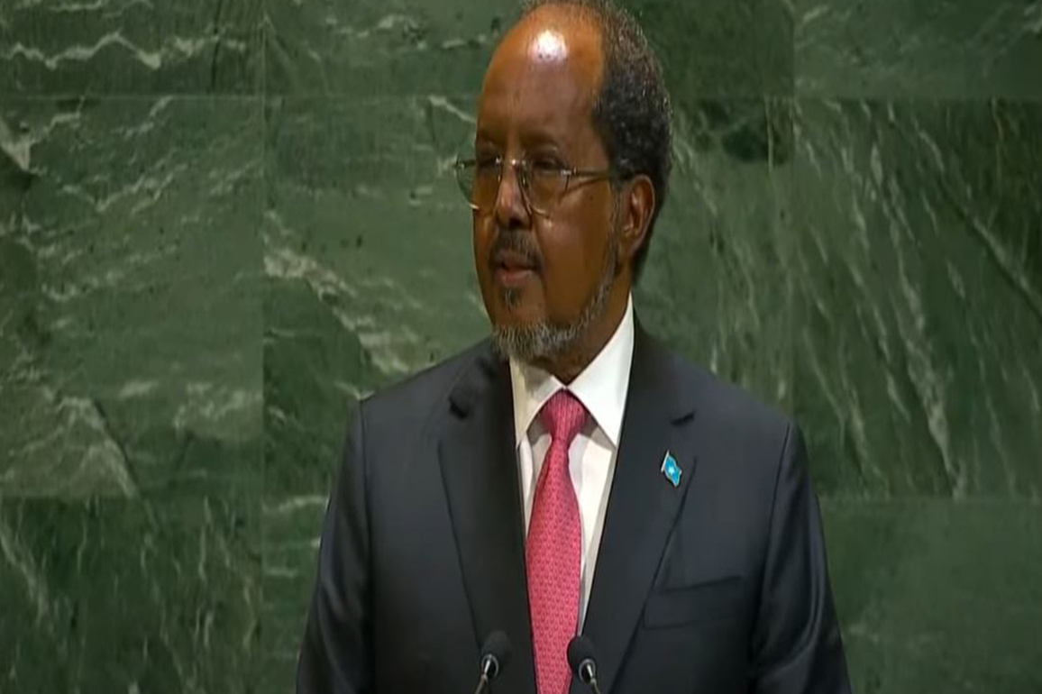 "We call for an immediate, lasting ceasefire": Somali President Hassan Sheikh Mohamud at UNGA on Gaza