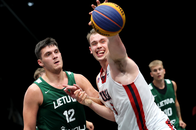 (SP)GERMANY-BOCHUM-FISU-RHINE RUHR 2025-3X3 BASKETBALL-MEN'S FINAL-USA VS LTU