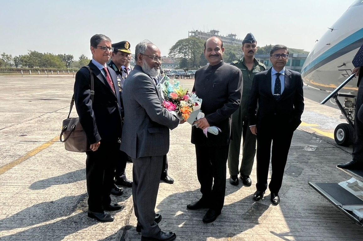 Lok Sabha Speaker Om Birla reaches Dhaka for Tarique Rahman's swearing-in ceremony