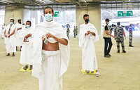 Pilgrims stone Satan in last major rite of scaled-back hajj