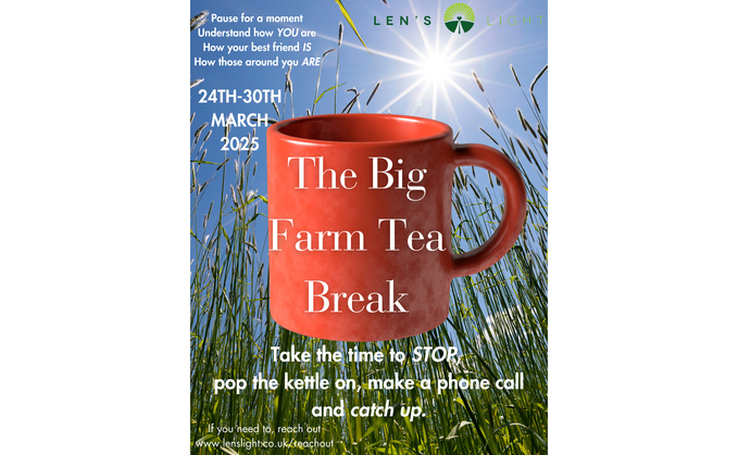 Farmers urged to pause for The Big Farm Tea Break