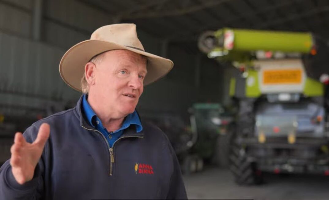 South Australian grain grower Ben Wundersitz is part of a campaign to promote harvest fire preparedness. 