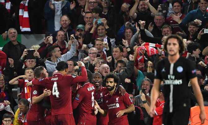 Liverpool beat PSG 3-2 in Champions League Liverpool beat PSG 3-2 in Champions League