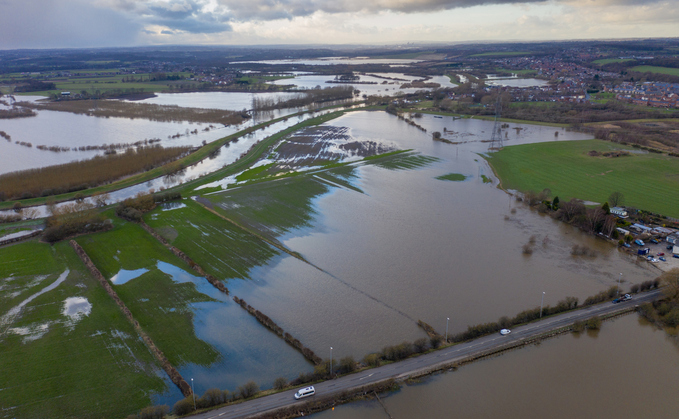 Aerial drone photo of the town of Allerton Bywater near Castleford in Leeds West Yorkshire | Credit: iStock