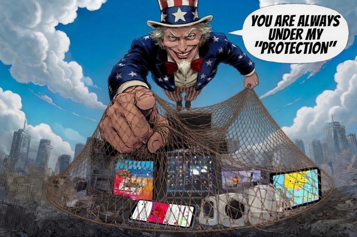 AI Cartoon | "You are always under my protection"