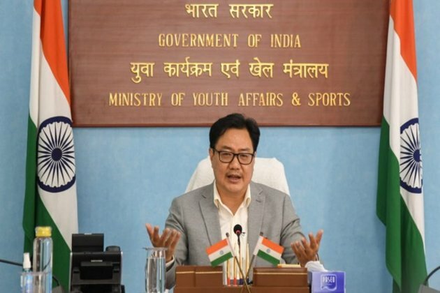 Rijiju interacts with U-17 Indian Women's football team