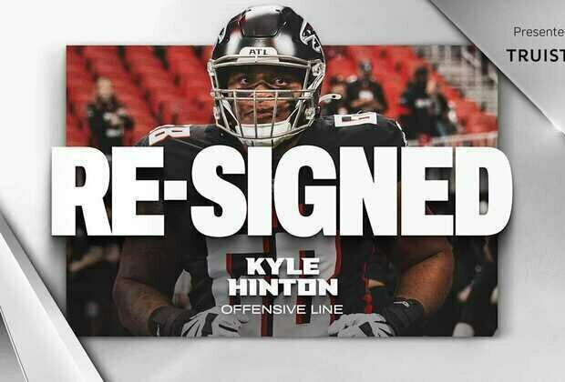 Falcons re-sign OL Kyle Hinton