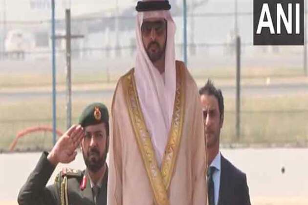 Dubai Crown Prince Hamdan bin Mohammed bin Rashid Al Maktoum received in India with ceremonial Guard of Honour