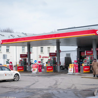 LATVIA-RIGA-FUEL STATION