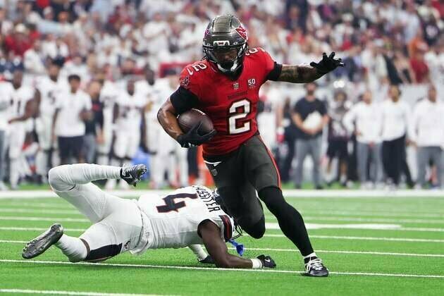 Bucs WR Emeka Egbuka (hip, groin) misses Wednesday practice