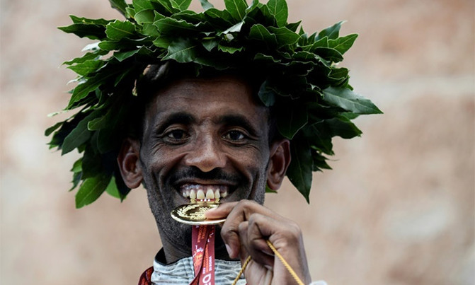Ethiopian runners sweep Rome marathon Ethiopian runners sweep Rome marathon
