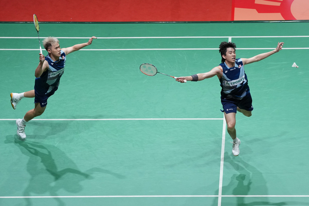 (SP)MALAYSIA-KUALA LUMPUR-BADMINTON-MALAYSIA MASTERS-MEN'S DOUBLES-FINAL