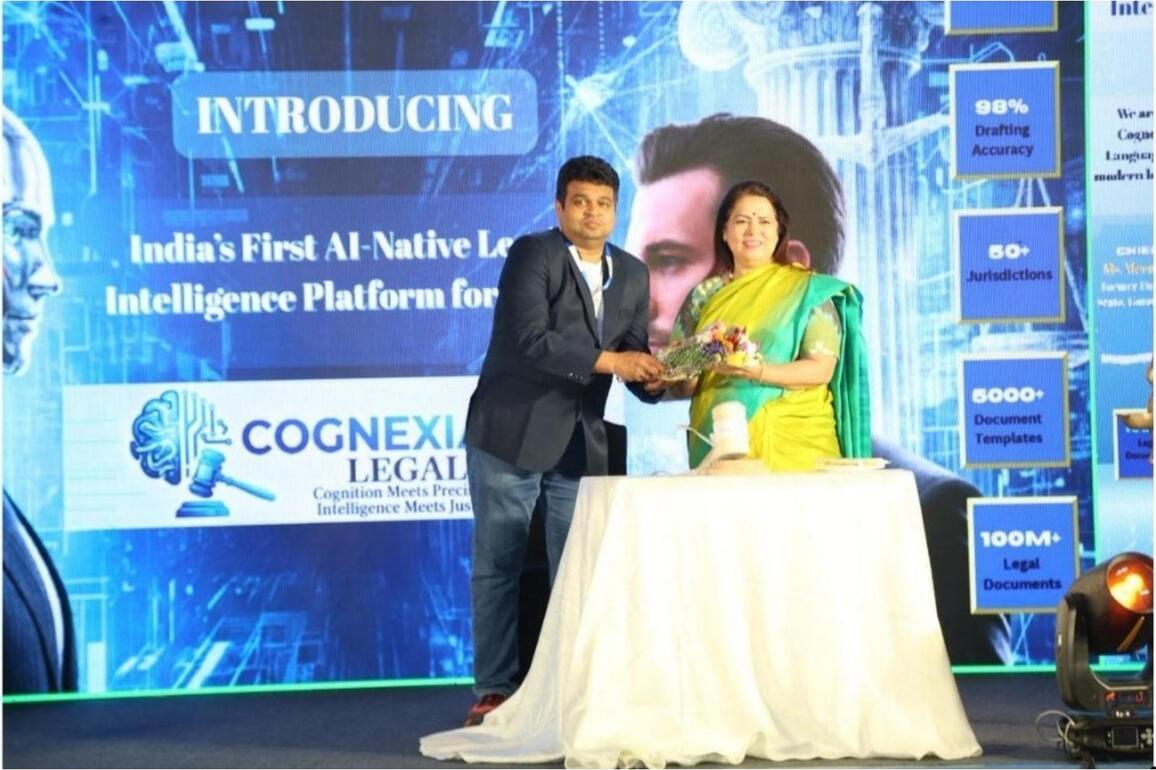 CognexiaAI Launches India's First AI Native Legal Intelligence Platform, Announces 540 Crore Global Contracts