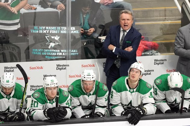 Stars coach Rick Bowness fined for bench tirade