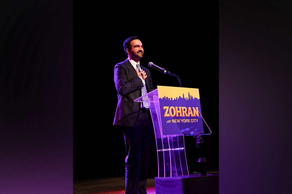 Zohran Mamdani marks historic NYC win walking off to "Dhoom Machale"