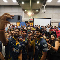 Gujarat Titans stars visit IIM Ahmedabad ahead of IPL 2026