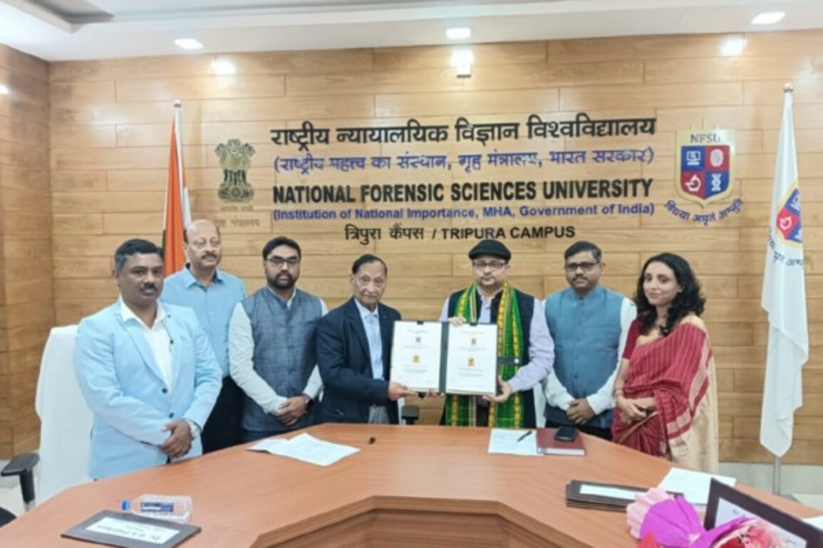 NFSU Tripura, NLU Agartala forge partnership to strengthen interdisciplinary education