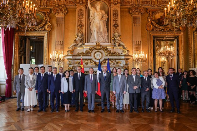 FRANCE-PARIS-CHINA-WANG YI-PEOPLE-TO-PEOPLE EXCHANGES