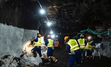  Reinforcement work at the mine