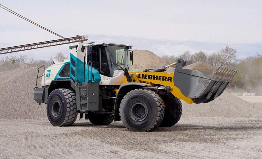 L 566 H hydrogen-powered wheel loader