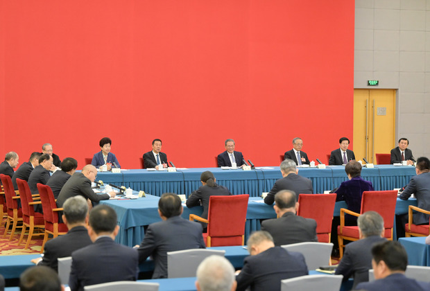 (TWO SESSIONS) CHINA-BEIJING-LI QIANG-CPPCC-JOINT GROUP MEETING (CN)