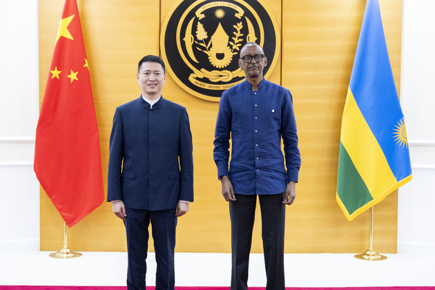RWANDA-KIGALI-PRESIDENT-CHINA-AMBASSADOR-CREDENTIALS