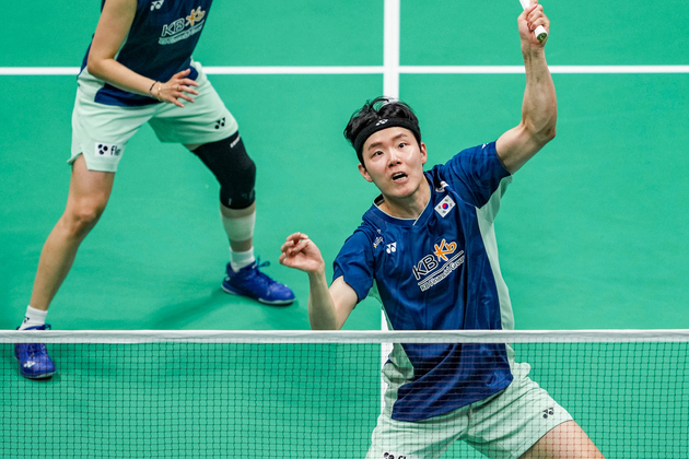 (SP)CHINA-XIAMEN-BADMINTON-SUDIRMAN CUP-SEMIFINAL-SOUTH KOREA VS INDONESIA(CN)