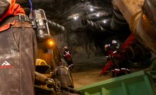 Worker at Ivanhoe's Platreef underground mine