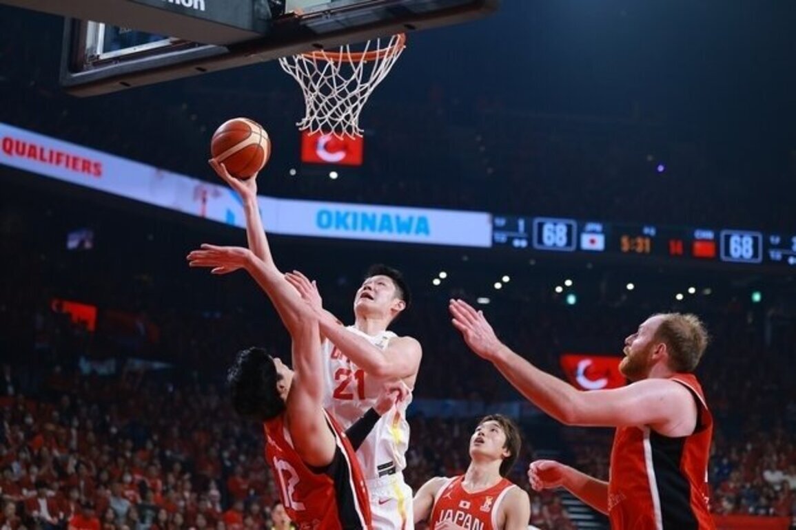 China battles from behind to defeat Japan in FIBA World Cup Qualifying