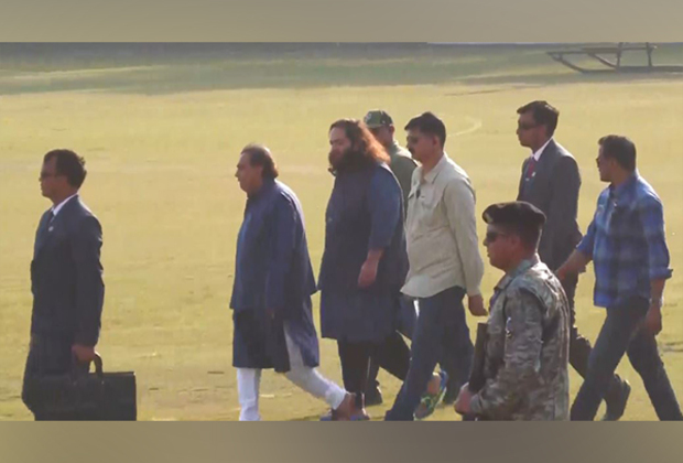 UP: Mukesh Ambani arrives in Prayagraj with family to attend Maha Kumbh