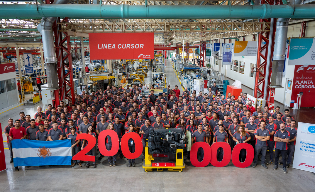  FPT Industrial sets a new record with the production of its 200,000th engine in Cordoba