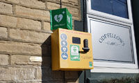 Defibrillators installed thanks to merchant's action