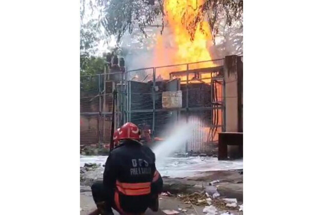Delhi: Transformer catches fire at Prasar Bharati Secretariat on Copernicus Marg