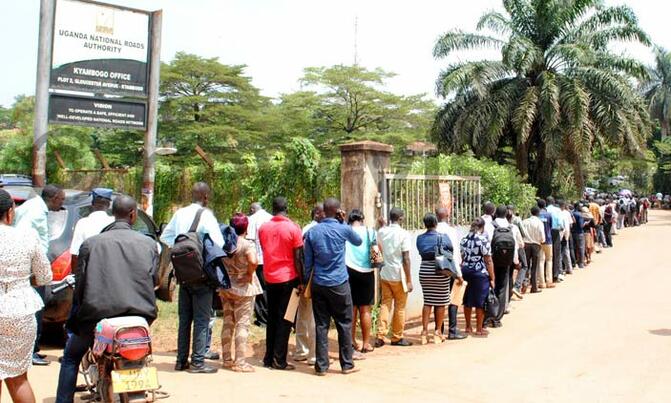UNRA jobs: more 2,000 applicants shortlisted UNRA jobs: more 2,000 applicants shortlisted
