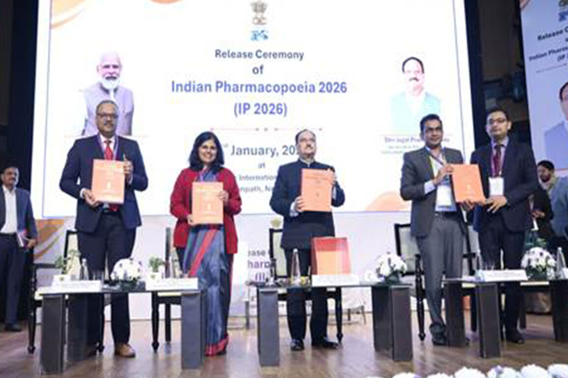 Indian Pharmacopoeia 2026 expands coverage of Anti-TB, Anti-Diabetic and Anti-Cancer medicines with 121 new monographs