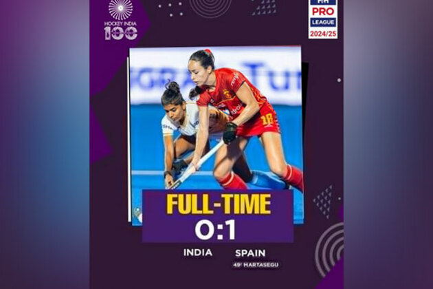 FIH Hockey Pro League (Women): Spain hand India 1-0 defeat