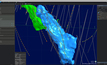 Drillhole progress being shown with live survey data from the IMDEXHUB-IQ