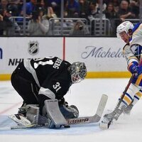 Stingy Sabres finally permit a goal, but topple Kings
