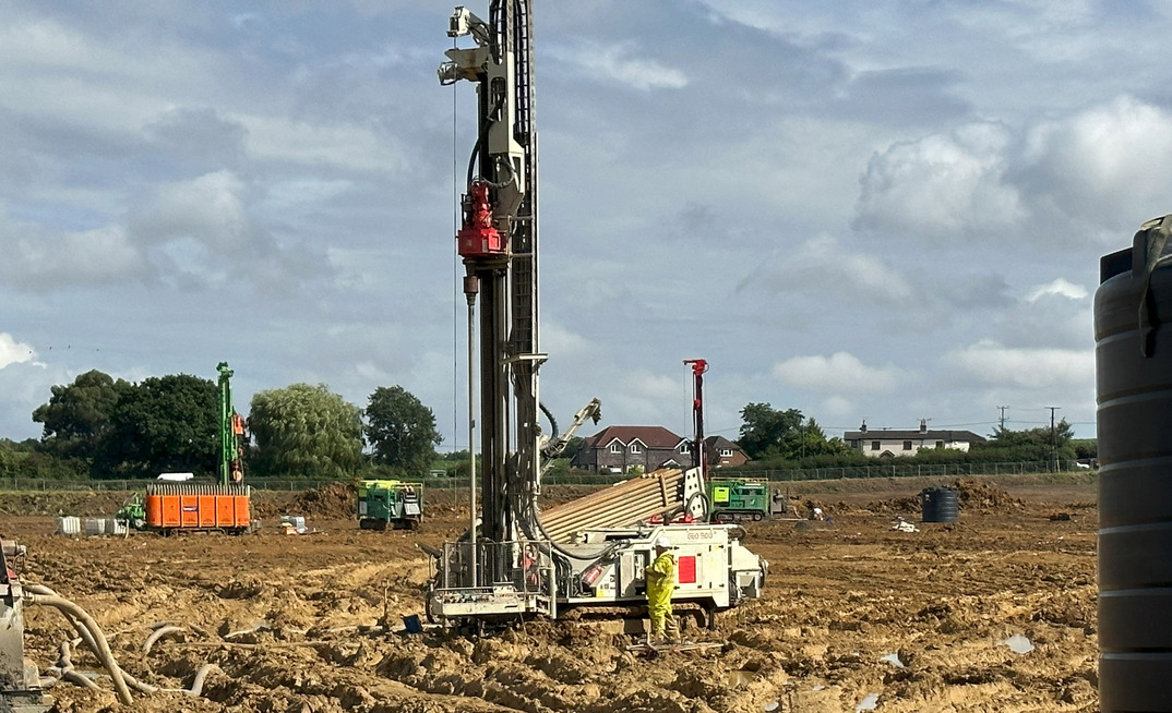  The One Horton Heath housing project aims to be fossil fuel free through use of ground source heating