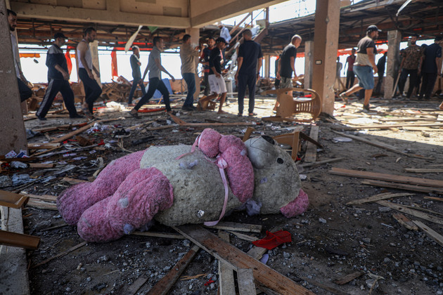 MIDEAST-GAZA CITY-BEACHFRONT CAFE-ISRAEL-AIRSTRIKE
