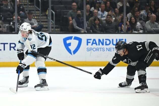 Alexander Kerfoot, Logan Cooley score twice as Mammoth rout Kings
