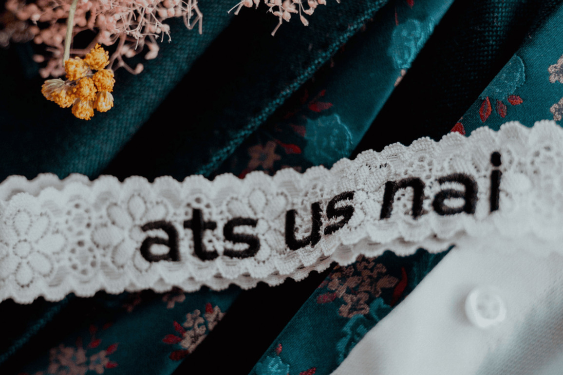 Belfast brand Born &amp; Bred 'turning heads with cheeky line of wedding garters'