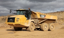  The Cat 735 articulated truck