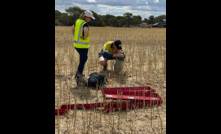  A project measuring harvest losses in WA has shown that growers who measure losses with drop trays and make necessary adjustments have lower levels of grain loss for high value crops. Photo: Ben White.