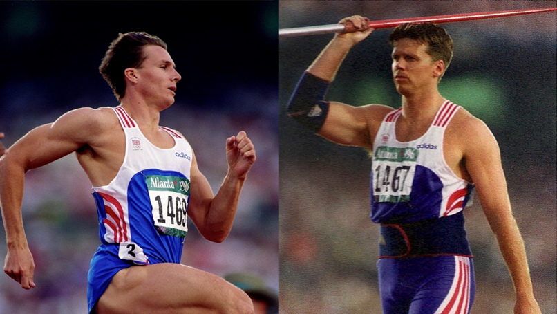 Roger Black MBE and Steve Backley OBE
